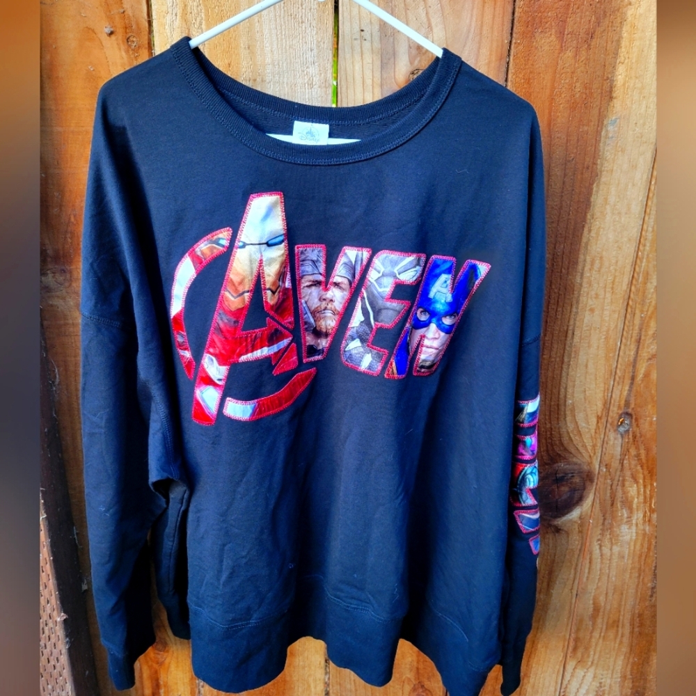 Black Avengers Graphic Sweatshirt